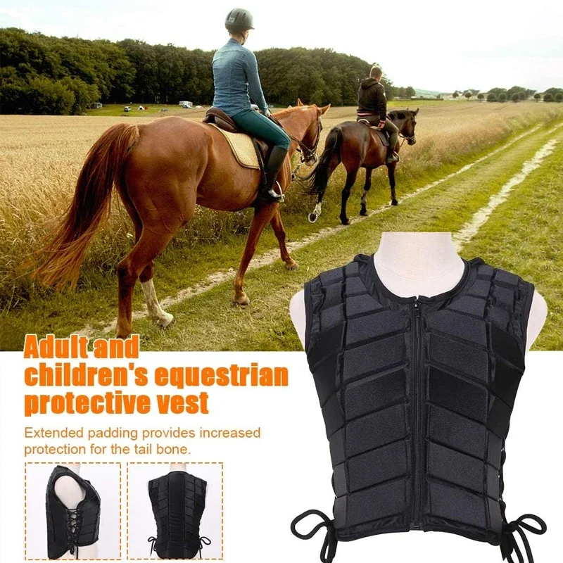 

Equestrian Body Armour Comfortable and Breathable Shock-absorbing Anti-collision Adult Children's Safety Armour Riding Equipment