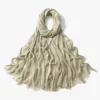 Écharpe Hijab Royan en coton froissé pour femmes musulmanes, châles longs et doux islamiques, enveloppes courtes à pampilles, accessoires Bufanda