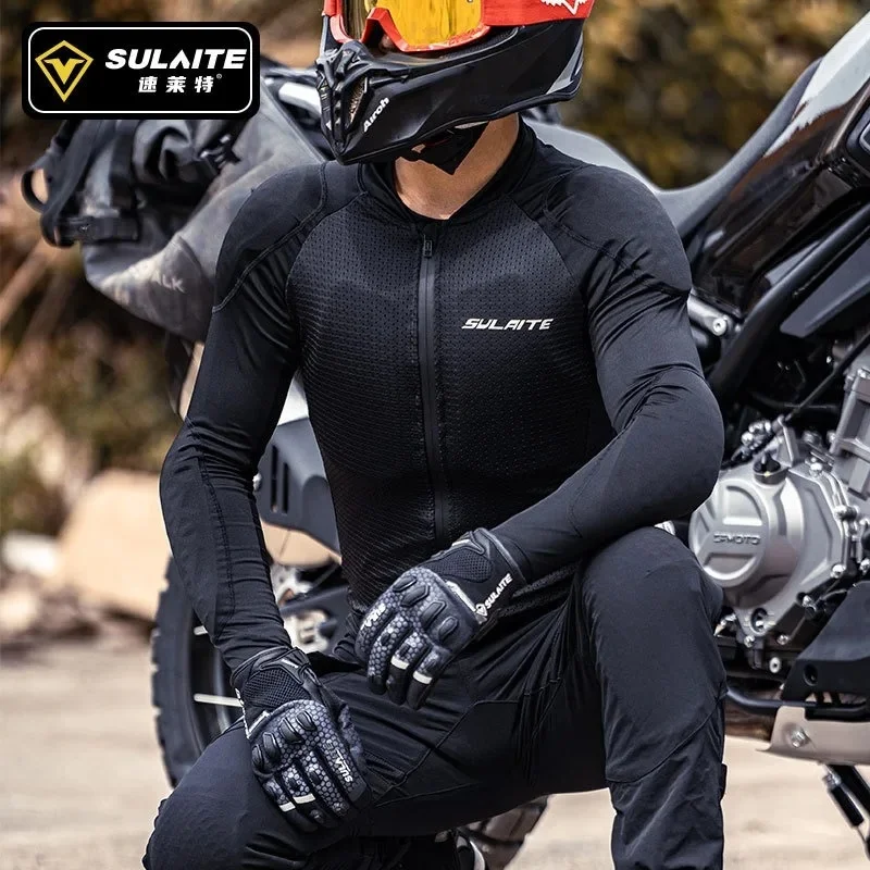 Men Motorcycle Jacket Body Armor CE Certified Summer Downhill Motocross Riding Clothing Protection Racing Jacket
