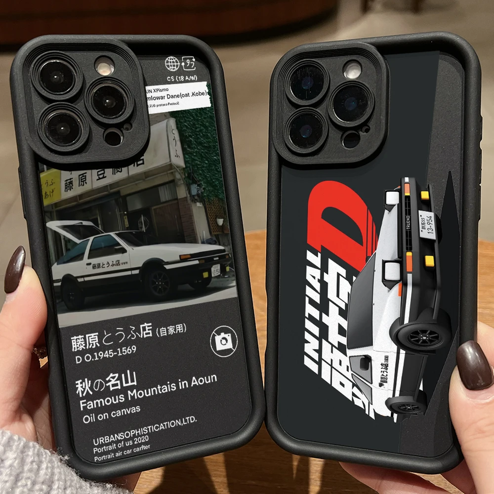 Anime Initial D Design Phone Case - TPU Cover for Motorola Edge & G Series