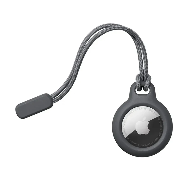 Für Airtags Tracking Gerät Abdeckung Anti Verlust Hund Tracker Locator Airtags Flüssigkeit Silikon Tragbare Schlüsselbund Für Apple Air Tag Fall
