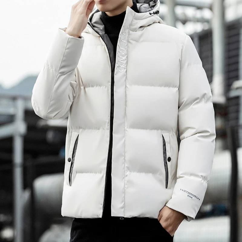 Parka Jacket Men With Hood Thicken Jacket Autumn Winter Jacket Puffer Men Warm Coat Fashion Clothing Cold Weather Coats Male