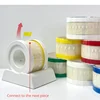 Transparent Easy To Tear Off Adhesive Plastic Sealing Sticker Takeout Beverage Cup Lid Anti Spillage Seal Tape Sealing Sticker 5