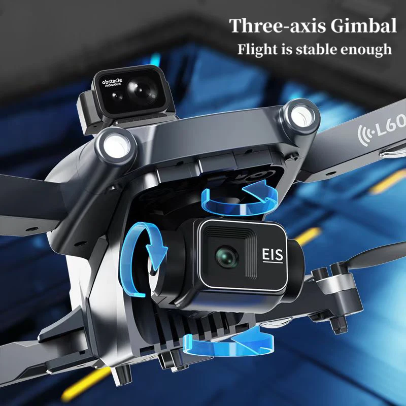 Drone L600 Pro MAX 8K GPS 3 axes avec écran 4.5"