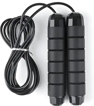 Jump Rope - Tangle-Free Rapid Speed with Ball Bearings -jump Rope for Men, Women, Kids and Adults – Home Exercise and Slim Body Adjustable Speed Jump Ropes for Fitness at Home Gym Workout