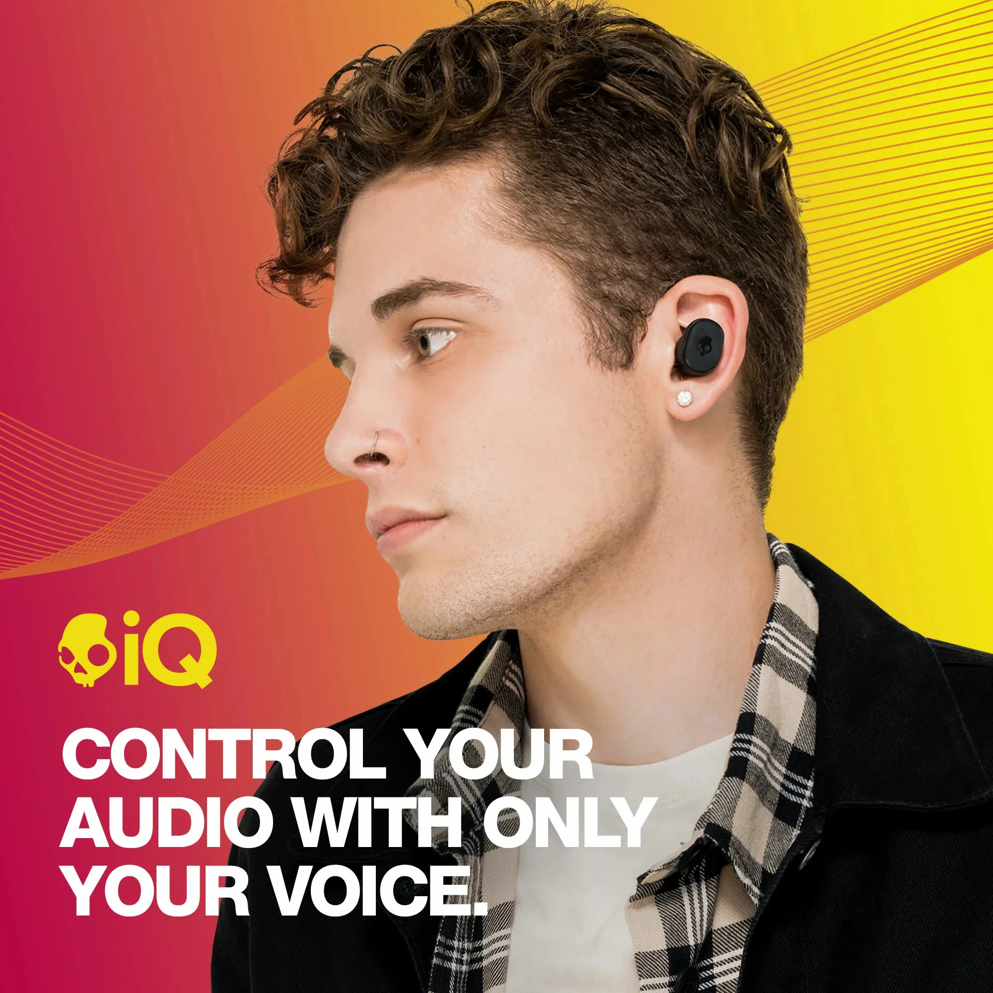Skullcandy S2GTW-P740 그라인드 스포츠 게이밍 이어버드, 진정한 무선 블루투스 이어폰, 대용량 배터리 헤드폰 선택