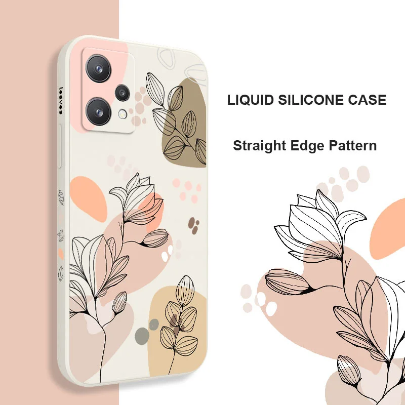 Abstract Plants Design Protective Phone Case
