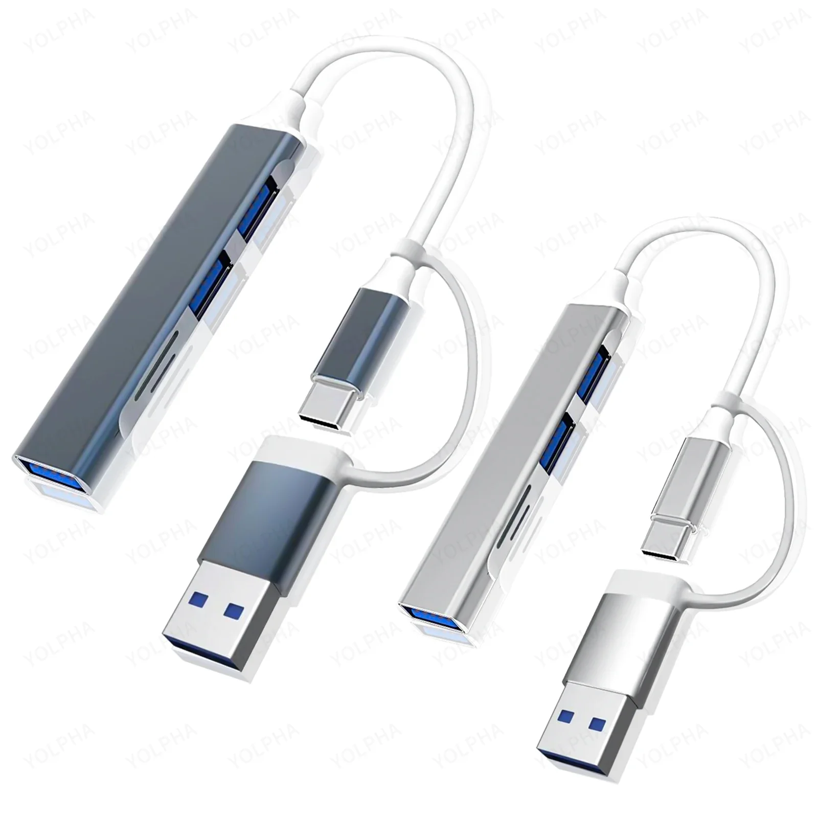 5 In 1 Usb Hub Sd Tf Card Memory Card Reader OTG Adapter High Speed Multiport Macbook Computer Usb 3.0 2.0 Hub Splitter usb hub adapter memory card reader usb port adaptor usb hub converter cable converter