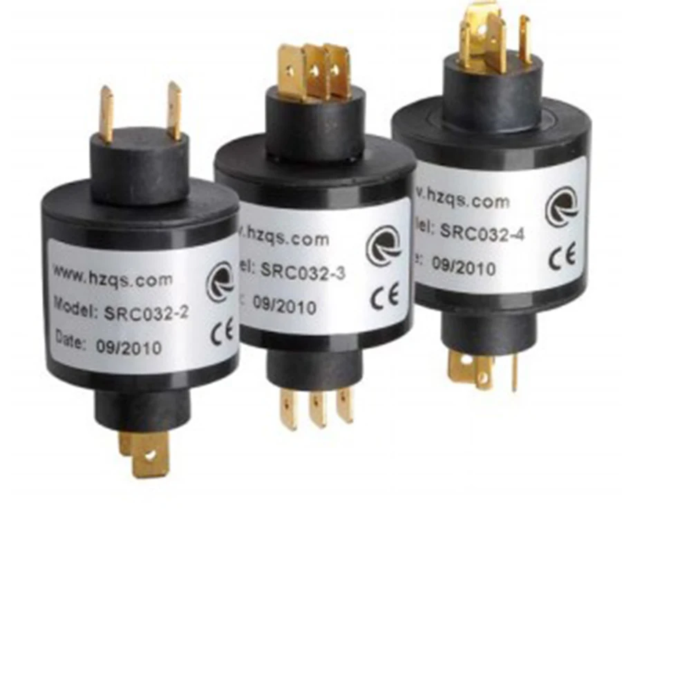 1pcs New Pin Connection Through Bore Electric Slip Ring 240V DC/AC SRC032-2 for Production line