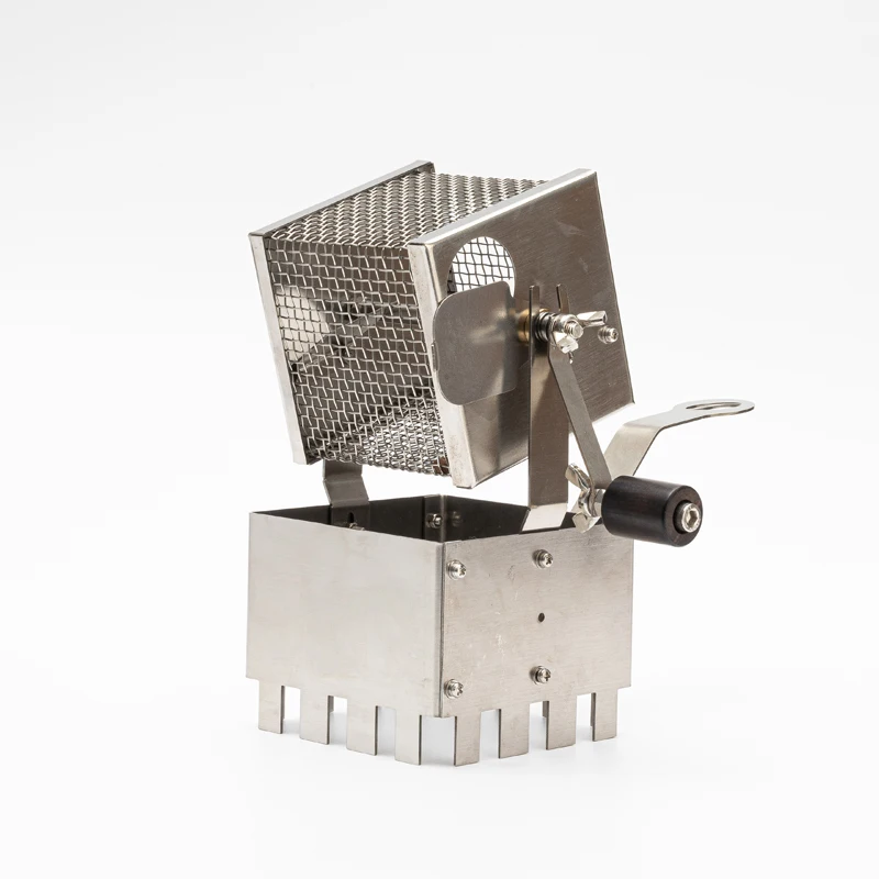 StainlessSteelManualFarInfraredHeatingCoffeeRoasterCubeHeat