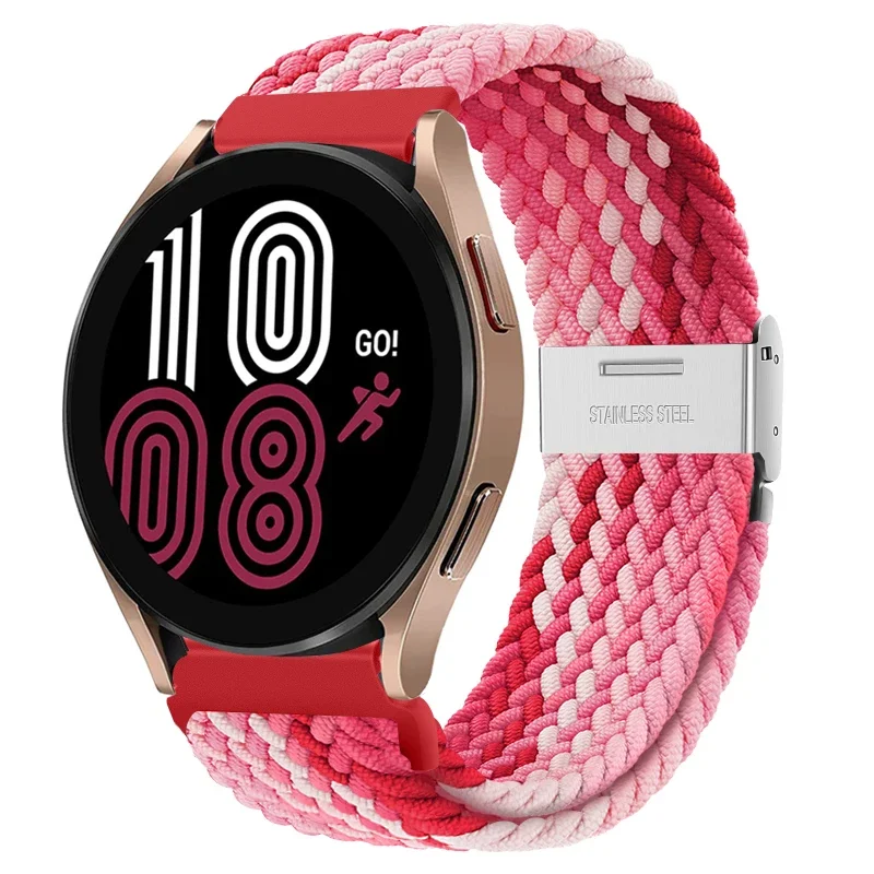 Braided Elastic Nylon Band - 20mm/22mm - Multi-Functional Smartwatch Bracelet