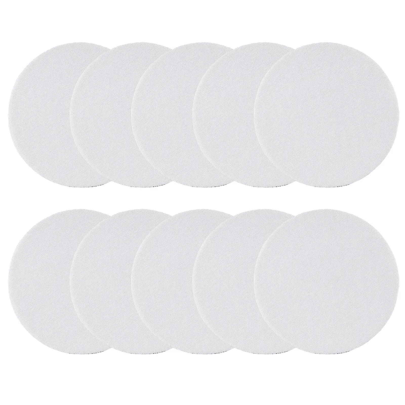 Personalized Sublimation Coasters 10 Pack Blank Cup Mats with Round Square Heart and Hexagon Shape Perfect for Any Occasion