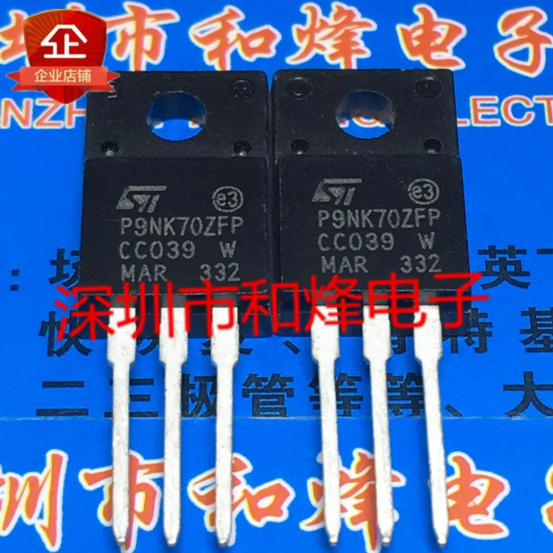 

Оригинальный 6 шт./партия STP9NK70ZFP P9NK70ZFP TO-220F 700 в А