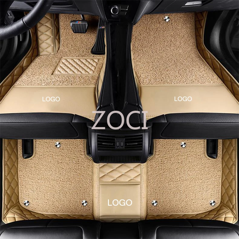 ZOCI For Jeep Compass 2007-2023 년 자동 5D 맞춤형 자동차 바닥 매트 카펫 더블 레이어 코체 액세서리 라이너 블랭킷