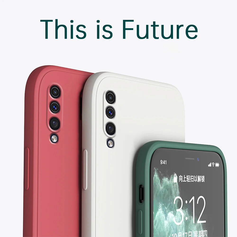 Phone Case Camera Protect Soft Phone Case For Samsung Galaxy A30S A50 A50S A70