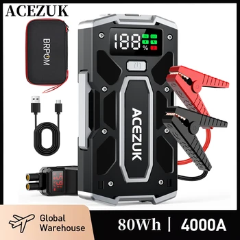4000A Car Jump Starter Power Bank – 12V 21800mAh Portable Booster 1