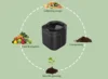 Factory-Made ABS Stainless Steel Electric Kitchen Waste Composter Eco-Friendly Commutator Motor Automatic Function Household Use 6