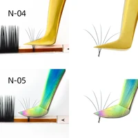 NAGARAKU 20 PCS N-series Tweezers For Eyelash Extension Fans-making Tweezers Volume Fans Eyelash Tweezers 3D Accurate Tweezers 2