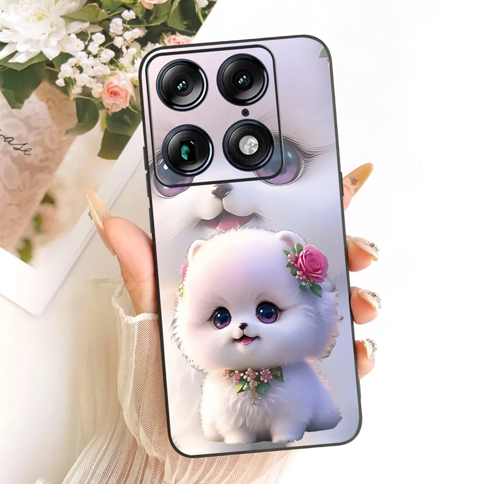 Floral Marble Soft Silicone Protective Case