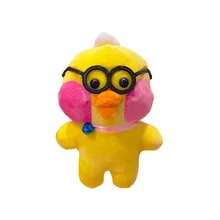 

2022 Hyaluronic Acid Duck Doll Key Chain Plush Doll Handbag Pendant Cute Hang Decorations Small Yellow Duck Keychain