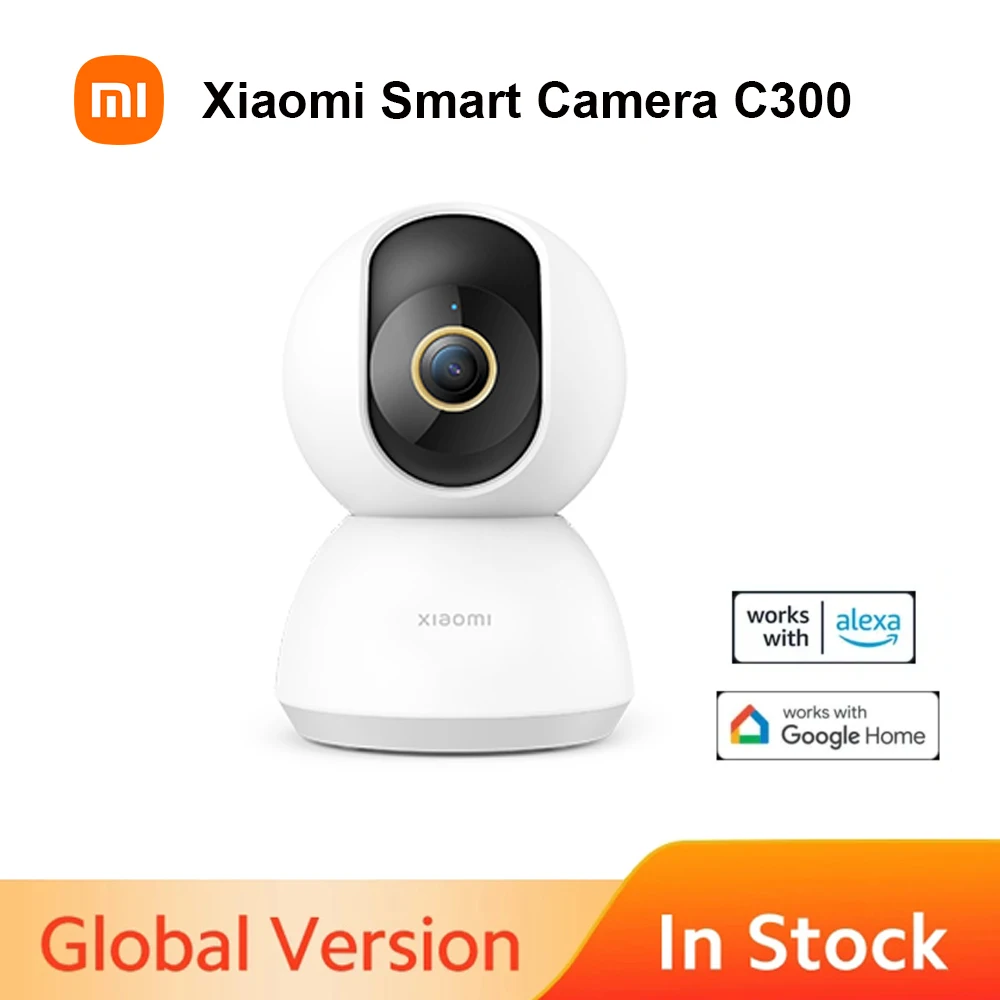 

Global Version Xiaomi Mi Smart Camera C300 Alexa CCTV 2K F1.4 Large Aperture Full Colour In Low-Light Two-Way Voice Mi Home App