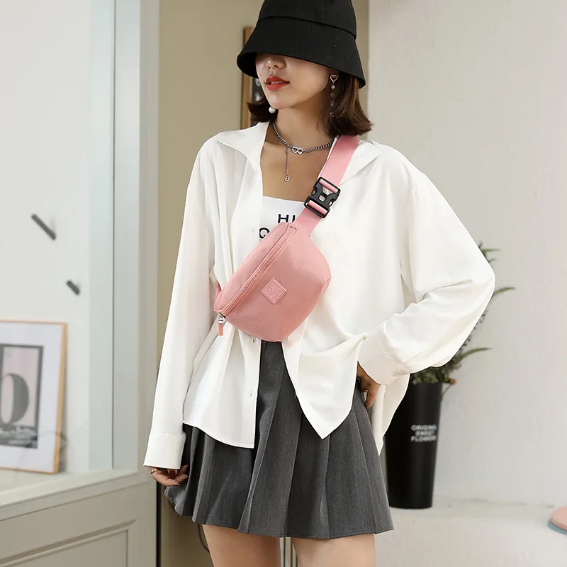 Outdoor Street Men Sling Fashion Chest Marsupio Tracolla Crossbody Marsupio Borsa Trend Travel Small Span Bag Nylon