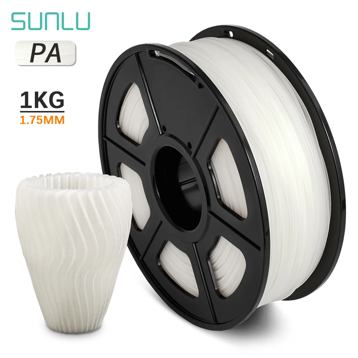 SUNLU PA Nylon V2 3D Filament For 3D Printer Need Platform High tensile ...
