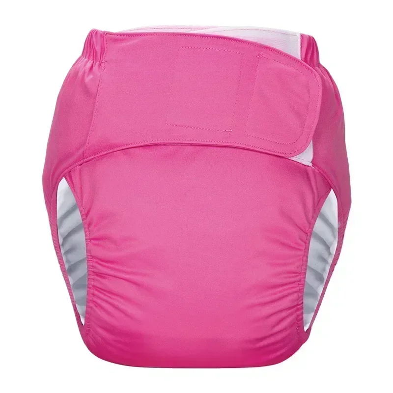 1PC Reusable Adult Diapers Large Size Washable Cloth Diaper for Patients Elderly Men and Women Incontinence Pants 6