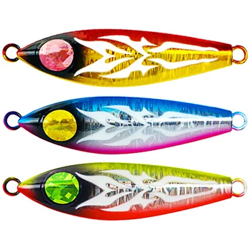 3pcs 120g/4.23oz Premium Saltwater Jig Lure Set Bionic Bass Fishing High Catch Rate Saltwater Lures For Tuna.Trolling Hard Bai 2