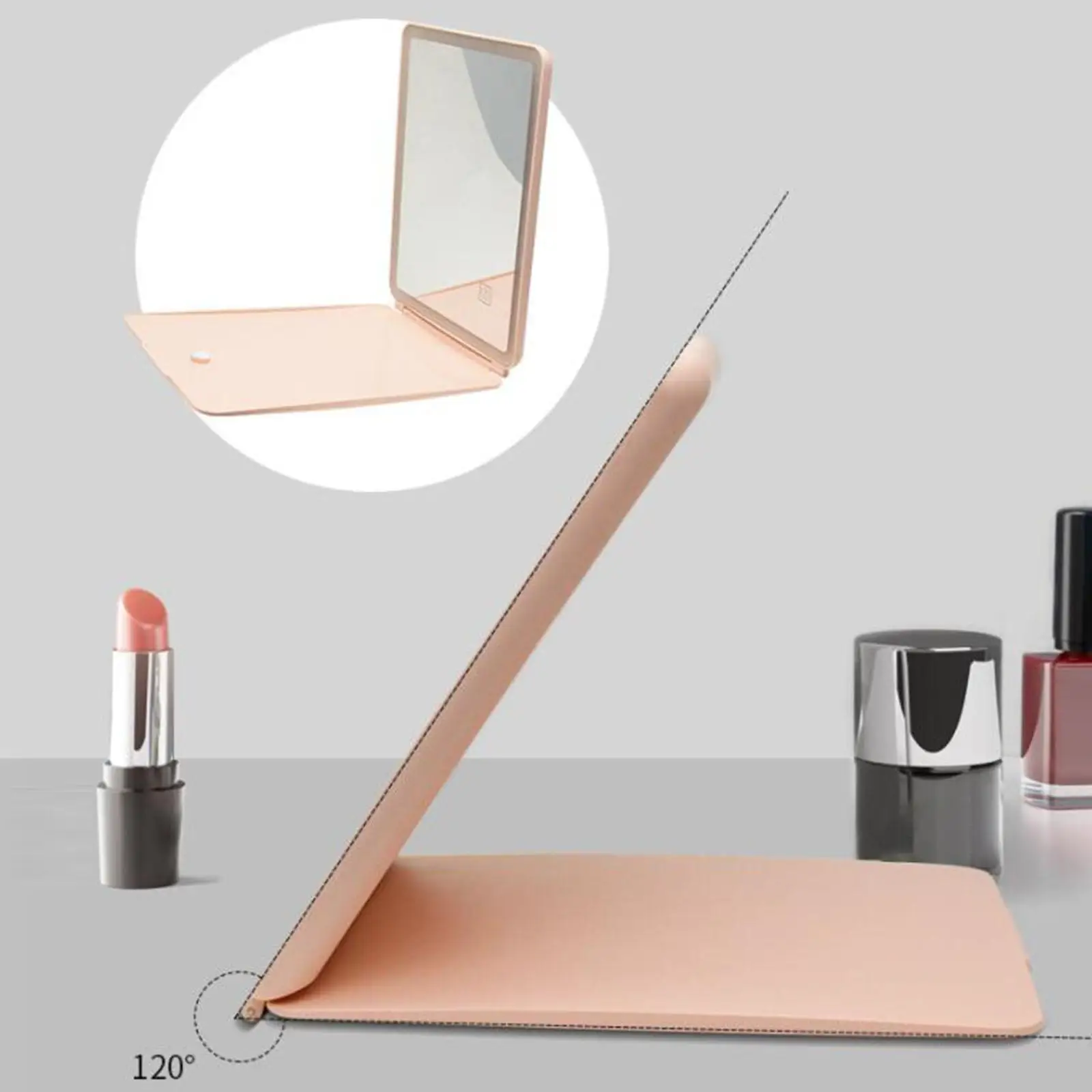 LED Makeup Mirror Touch Screen Dimming Dimmable Cosmetic Lighted up Mirror