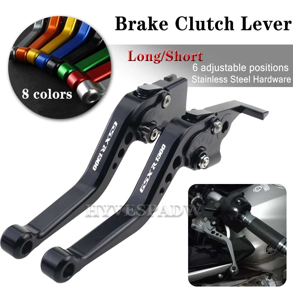 

For SUZUKI HAYABUSA/GSXR1300 2008-2020 Motorcycle CNC Adjustable Handles Lever Long/Short Brake Clutch Levers