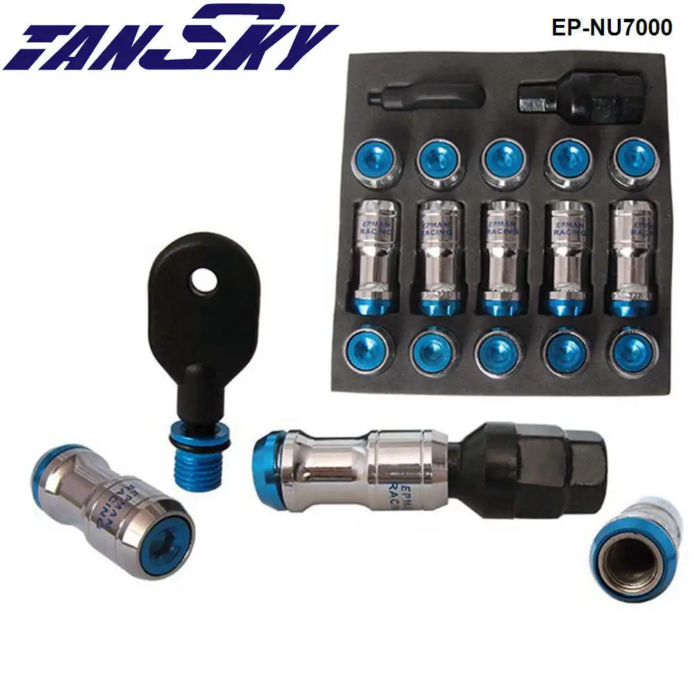 Authentic EPMAN Acorn RIM Racing Lug Wheel Nuts Screw M12 X1.5/ M12 X1.25 20PCS Car For Toyota EP-NU7000 TANSKY