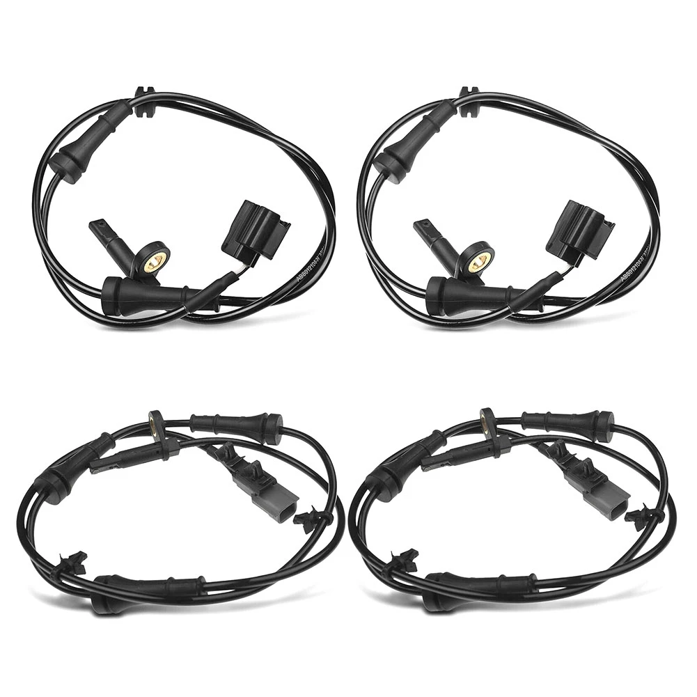 

4Pcs 2Pins Front & Rear ABS Wheel Speed Sensor for Nissan Quest 2011 2012 3.5L 7900-1AD0A, 47900-1AD0B