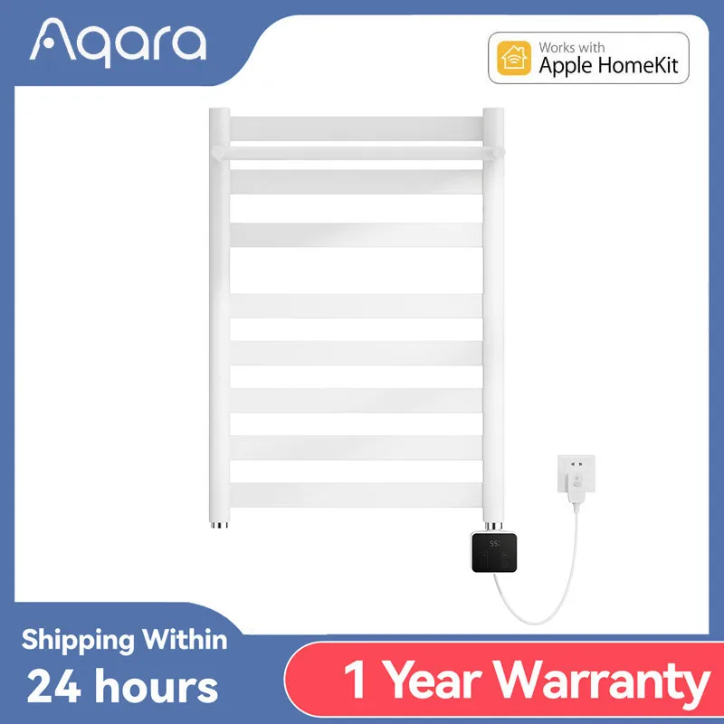 

Умный домашний вешалка для полотенец Aqara H1 Zigbee 3,0 LED сенсорное управление IPX4 водонепроницаемый нагрев сушка стерилизация для Apple Homekit App