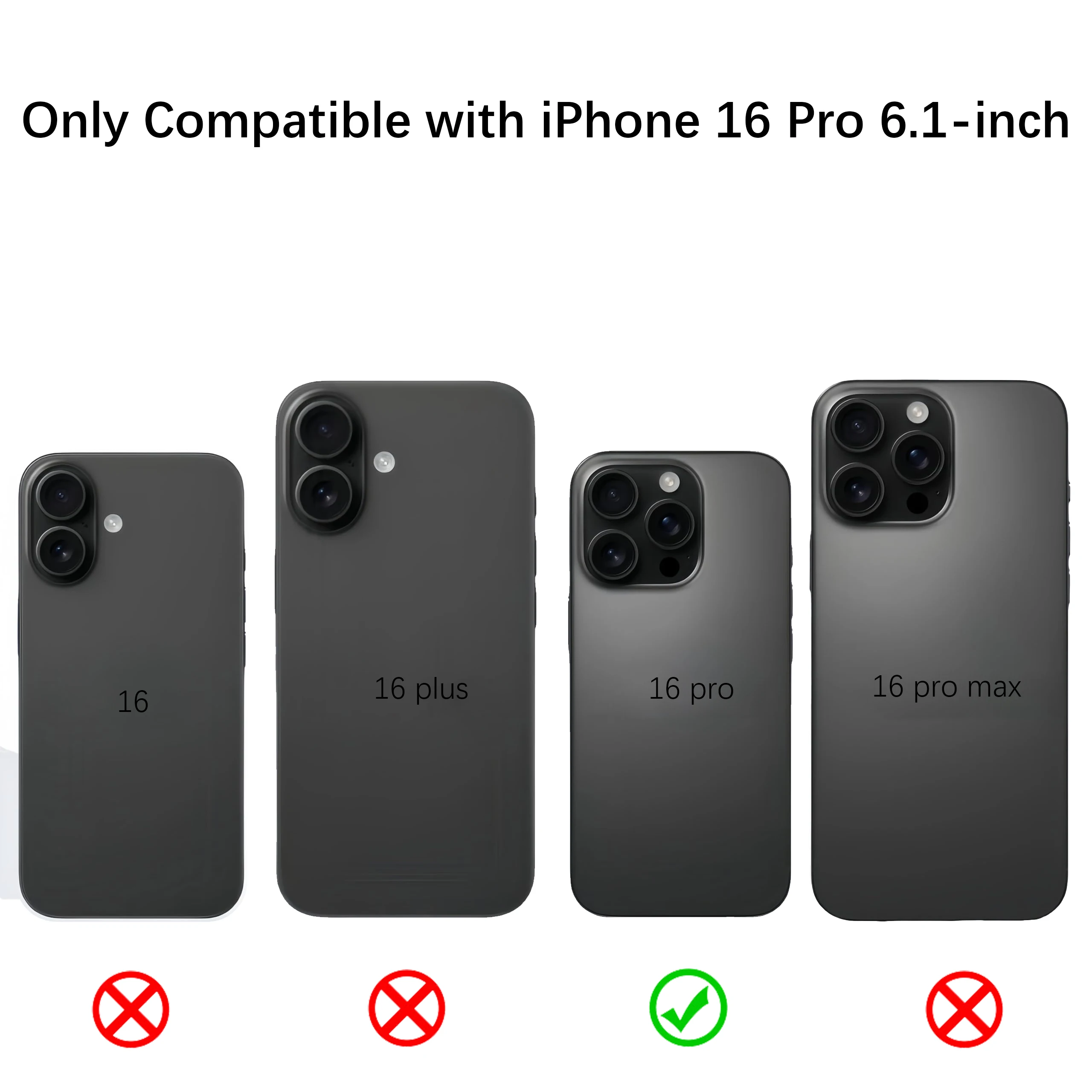 Back Glass Replacement for iPhone 16 Pro 6.1 inch-Rear Cover with Waterproof Frame & Professional Repair Tool Kit - Image 4