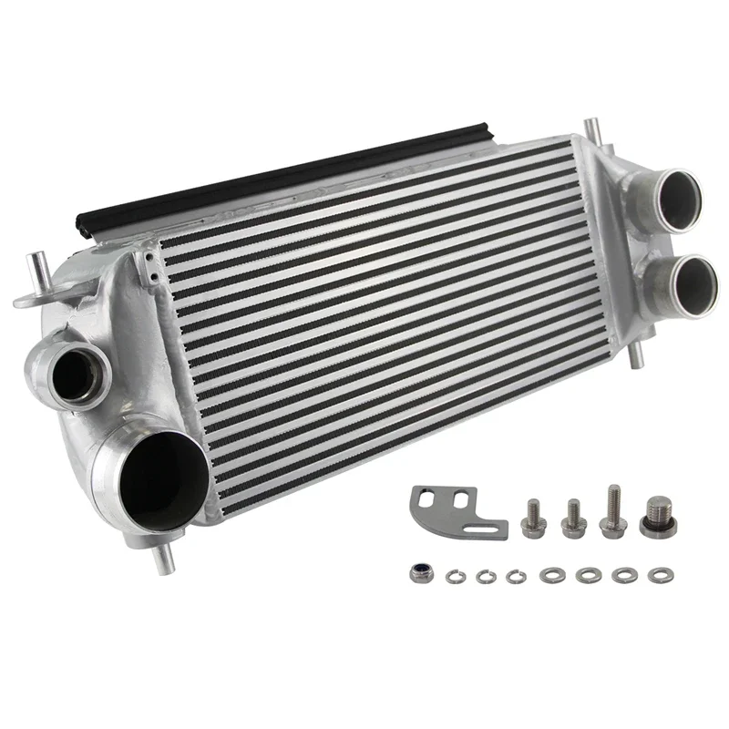 

Улучшенная производительность для барного и пластинного интеркулера, подходит для Ford F150 F-150 2.7L/3.5L EcoBoost 2015-2020, турбодвигатель, черный/серебристый