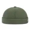 Retro Women Men Brimless Beanie Hat Cap Spring Autumn Breathable Cotton Adjustable Skullcap Unsex Hip Hop Streetwear Hats 5