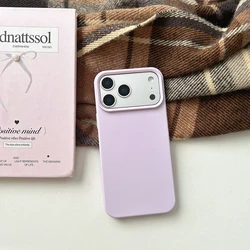 Soft - Touch Silicone Phone Case - Official Style, Skin - Friendly Finish - 14Plus Or 15Plus (PURPLE)
