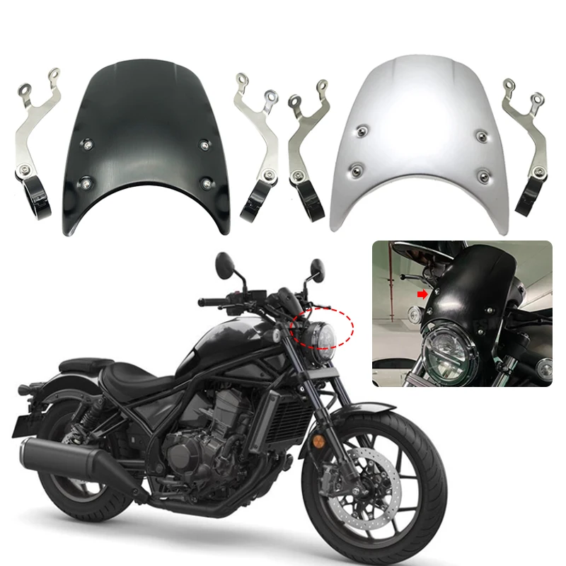 Подходит для HONDA CMX500/CMX300/CMX 500/300/2017-2023, алюминиевая ветрозащитная панель