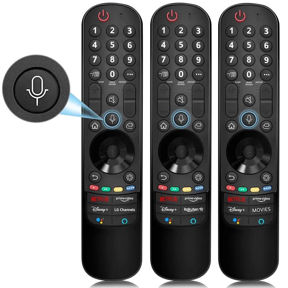 Telecomando Vocale Magico Mr21Ga Per Lg 2021 Smart Tv Con Funzione Mouse Volante Puntatore Per Lg 4K 8K Uhd Oled Qned Nanocell