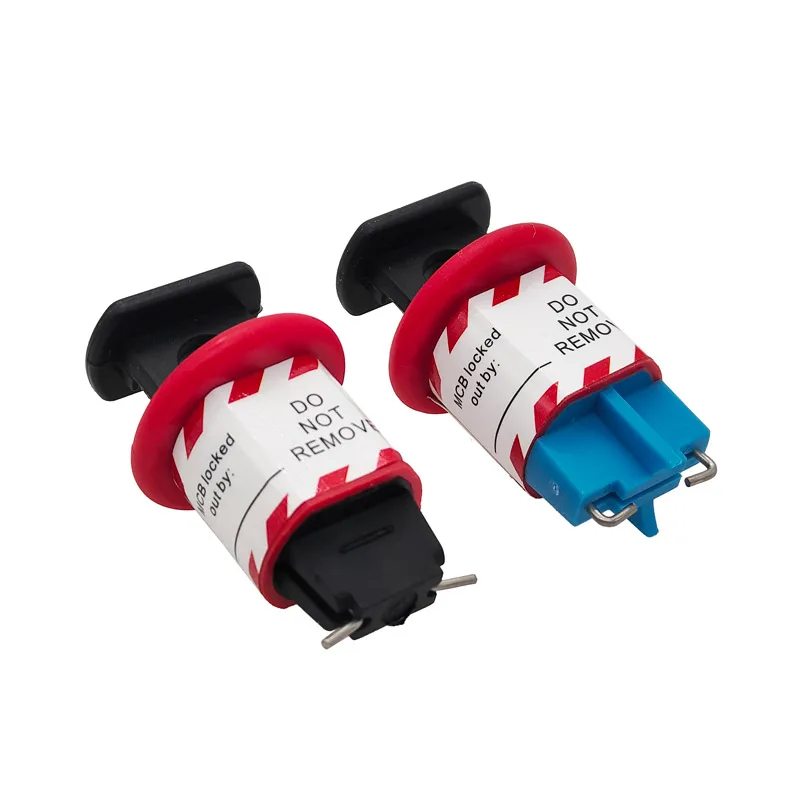 1Pc Electrical Safety Lockout Circuit Breaker Lock Miniature Air Switch Breaker Lockout for Power Isolation pinout safety lock