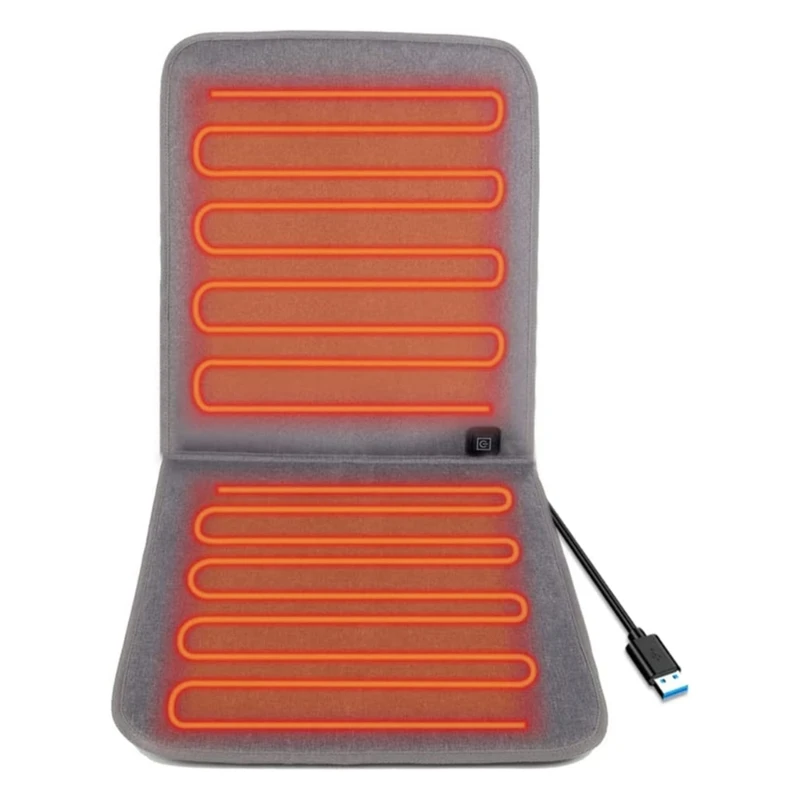 

USB Heated Cushion Portable Winter Keeping Warm Sitting Cushions T21C