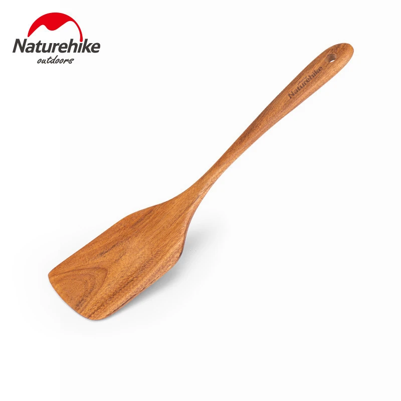 

Деревянная сервировочная ложка Naturehike, большой ковш для супа из натурального дерева, посуда ручной работы для кухни и ресторана