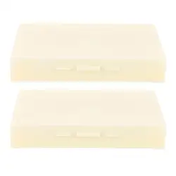 2 pçs multi slots microscópio slide caixa de armazenamento slide titular slide recipiente de armazenamento