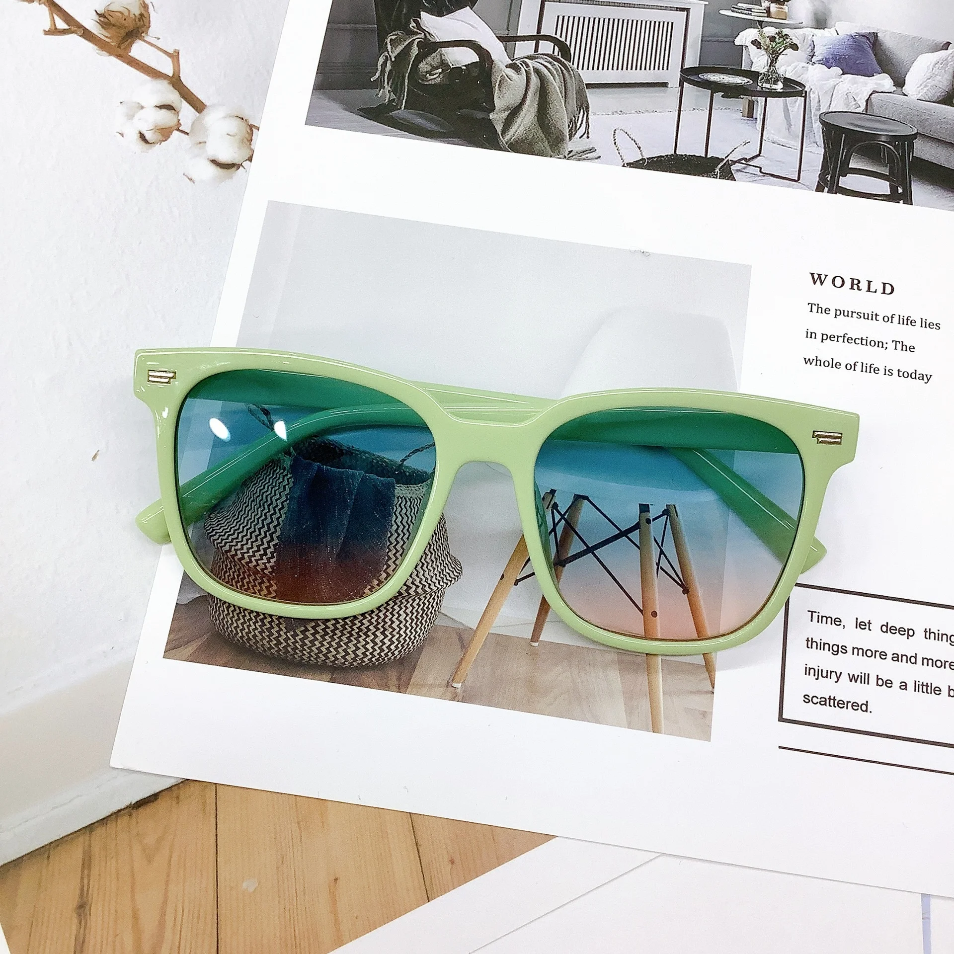 Children's sunglasses Fashion Classic trend Boys' and girls' sunglasses UV glasses