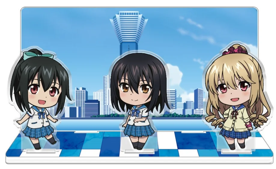 STRIKE THE BLOOD Anime Figure Doll Akatsuki Nagisa Himeragi Yukina Aiba  Asagi Acrylic Stands Model Cosplay