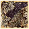 130cm New Fashion Versatile Animal Leopard Women's luxury Twill Decoration Tourism warmth Sunscreen Shawl Large Square Scarf 2