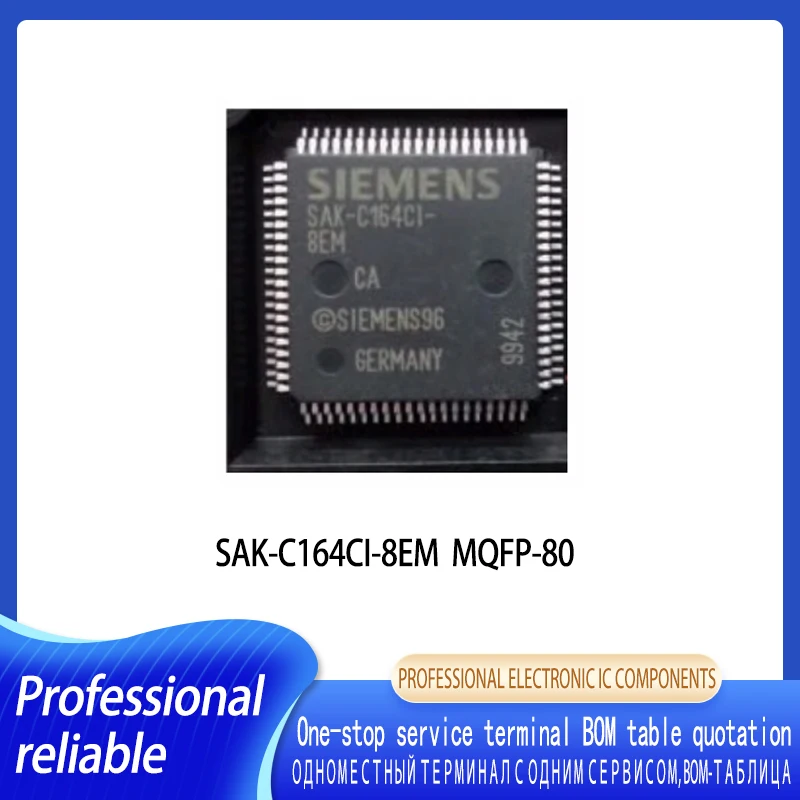 1-5PCS SAK-C164CI-8EM MQFP-80 SAK C164CI 8EM Microcontroller Chip Inquiry Before Order 5pcs lot pic16f1829lin e ss pic16f1829lin pic16f1829 ssop20 microcontroller chip