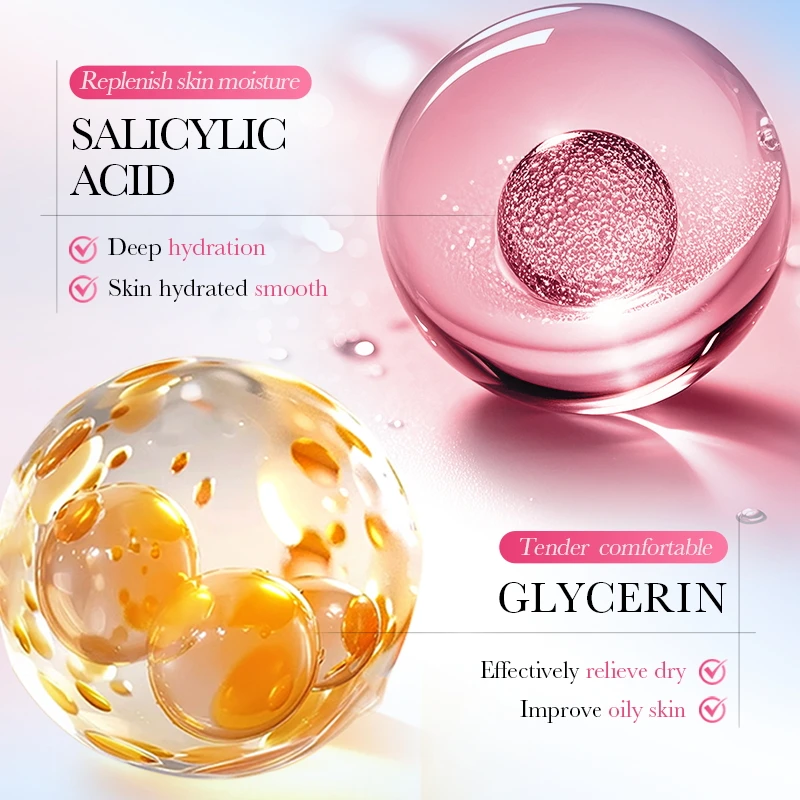 SADOER Sakura Salicylic Acid Face Mask Moisturizing Anti Acne Hydrating Oil Control Anti-Aging Facial Masks Sheet Mask Skin Care