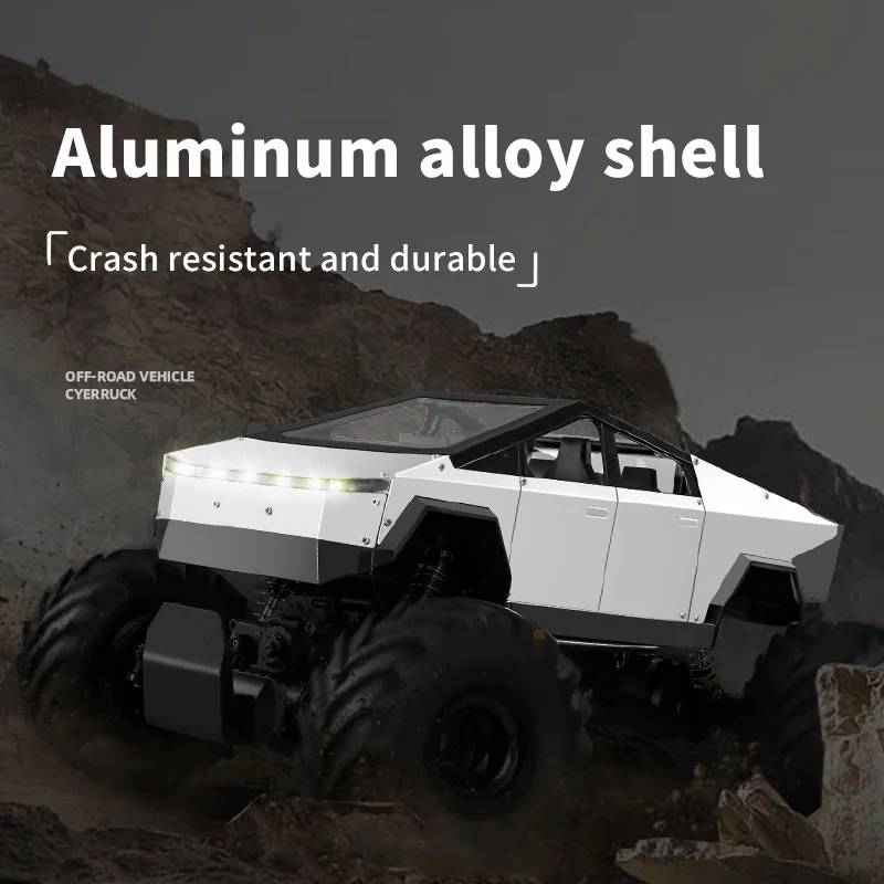 1:8 Alloy Off-road Remote Control Car, Super Large Four-wheel Drive Charging Big-foot Climbing Car, Simulated Sound Effects 2